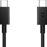 charhunt Type C 3 A 1 m High-Purity Copper Core – Ensures efficient power transmission. Type-C to Type-C Fast Charger Cable | 68W Turbo Charging Support | 1m Length (Compatible with Compatible with Motorola phones, tablets, and all Type-C devices, Black, One Cable)