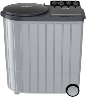 Whirlpool 10.5 kg 5 Star Semi Automatic Top Load Washing Machine Black, Grey (ACE XL 10.5 Silver Grey Dazzle (10YR))