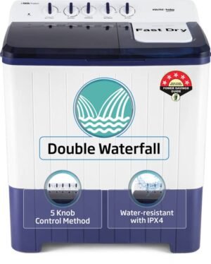 Voltas Beko by A Tata Product 14 kg Semi Automatic Top Load Washing Machine Blue (WTT140UPA/BL5KPTD)