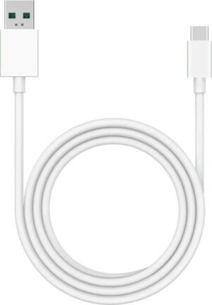 realme USB Type C Cable 100 cm DL129 (Compatible with Mobile Phones with SuperVooC Charging Input, White)