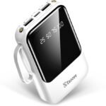 TP TROOPS 10000 mAh 22 W Power Bank (White, Lithium Polymer, Fast Charging for Mobile, Earbuds, Laptop, Smartwatch)