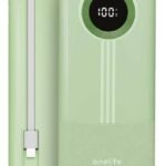 OneLife 10000 mAh 22.5 W Compact Pocket Size Power Bank (Green, Lithium Polymer, Fast Charging for Tablet, Mobile, Smartwatch, Trimmer)