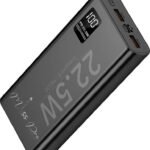 misspro 200000 mAh 22.5 W Compact Pocket Size Power Bank (Black, Lithium Polymer, Power Delivery 3.0, Quick Charge 4.0 for Mobile)