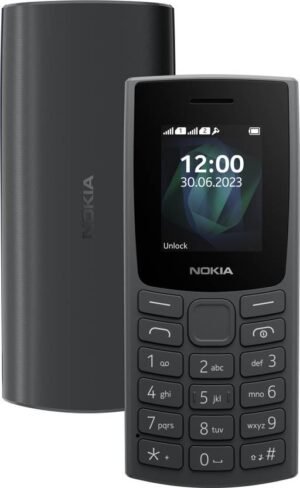 Nokia All-New 105 Single Sim Keypad Phone with Built-in UPI Payments (Charcoal)