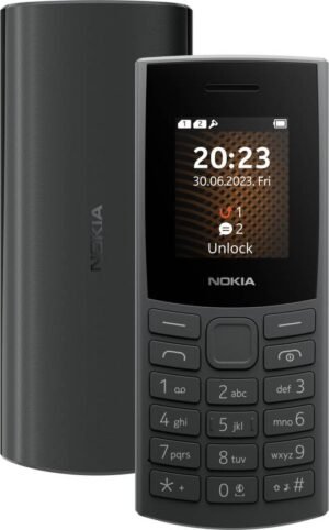 Nokia 106 4G Dual Sim Keypad Phone, Built-in UPI Payments App, MP3 Player (Charcoal)