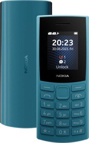 Nokia 106 4G Dual Sim Keypad Phone, Built-in UPI Payments App, MP3 Player (Ocean Blue)
