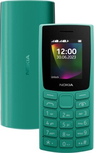 Nokia 106 Single Sim Keypad Phone with Built-in UPI App, MP3 Player (Emerald Green)