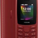 Nokia 106 Single Sim Keypad Phone with Built-in UPI App, MP3 Player (Terracotta Red)