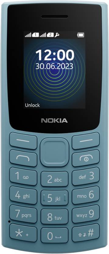 Nokia 110 Dual Sim with Built-in UPI App, MP3 Player, Rear Camera (Cloudy Blue)