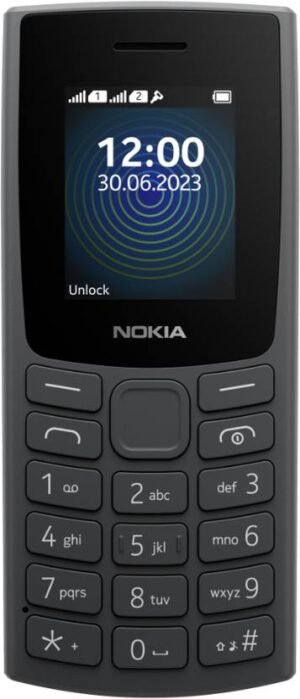 Nokia 110 Dual Sim with Built-in UPI App, MP3 Player, Rear Camera (Charcoal)