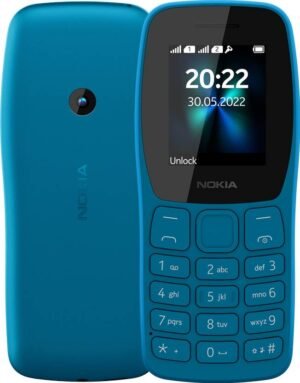 Nokia 110 Dual sim Keypad Phone with FM Radio, Auto Call Recording (Cyan)