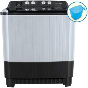 Voltas Beko by A Tata Product 12 kg Semi Automatic Top Load Washing Machine Grey (WTT120AGRT/HB)