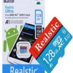 Realstic 128GB-Rl-mmc-A6 Ultra 128 GB MicroSDXC Class 10 130 MB/s Memory Card Compatible with Camera, Computer, Mobile, Tablet