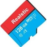 Realstic 128GB-Rl-mmc-029 Ultra 128 GB MicroSDXC Class 10 130 MB/s Memory Card Compatible with Camera, Computer, Mobile, Tablet