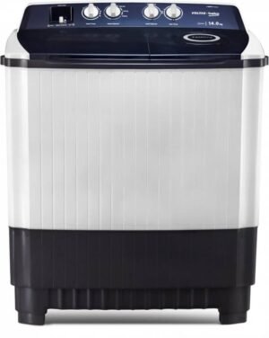 Voltas Beko by A Tata Product 14 kg Semi Automatic Top Load Washing Machine Grey, White (WTT140AGRT)