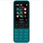 Nokia 150 Dual Sim Keypad Mobile, Wireless FM radio, Bluetooth, MP3 player (Cyan)