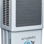 Amplesta 50 L Room/Personal Air Cooler (Grey, Coolmist 50L with 3 speed, 65mm Honeycomb)