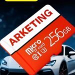 ARKETING 2-256 A2 256 GB MicroSDHC Class 10 120 MB/s Memory Card Compatible with Camera, Mobile, Tablet, Computer, Gaming Console