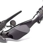 SunGlow 2 in 1 Wireless Bluetooth MP3 Sunglasses Polarized Lenses Music (Black)