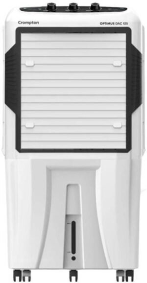 Crompton 125 L Desert Air Cooler (White, Black, Optimus 125 L)