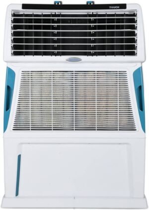 Symphony 80 L Room/Personal Air Cooler with i-Pure Technology,4 Hybrid Cooling Pads (White, Touch 80)
