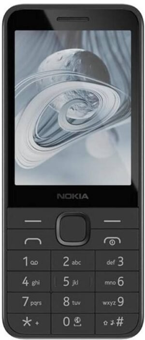 Nokia 220 4G Dual SIM Keypad Phone, Built-in UPI App, USB Type C (Black)