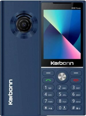 KARBONN 2500mAh Battery|Type C Cable|MemoryCardSupport upto 32GB (Blue)