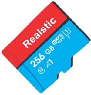 Realstic 256GB-Rl-mmc-050M Ultra 256 GB MicroSDXC Class 10 130 MB/s Memory Card Compatible with Camera, Camera, Gaming Console, Mobile, Tablet