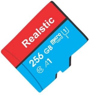 Realstic 256GB-Rl-mmc-052S Ultra 256 GB MicroSDXC Class 10 130 MB/s Memory Card Compatible with Camera, Camera, Gaming Console, Mobile, Tablet