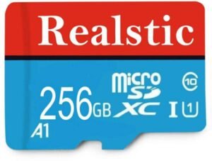 Realstic 256GB-Rl-mmc-053 Ultra 256 GB MicroSDXC Class 10 130 MB/s Memory Card Compatible with Camera, Computer, Mobile, Tablet