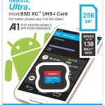 Realstic 256GB-Rl-mmc-054 Ultra 256 GB MicroSDXC Class 10 130 MB/s Memory Card Compatible with Camera, Computer, Mobile, Tablet