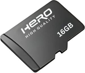herohighquality 3 PRO 16 GB MicroSD Card Class 10 100 MB/s Memory Card Compatible with Mobile, Tablet, Computer, Gaming Console