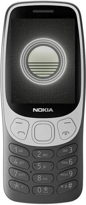 Nokia 3210 4G Dual SIM Keypad Phone, Scan & Pay UPI, USB Type C (Grunge Black)