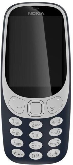 Nokia 3310 Dual SIM Keypad Mobile with MP3 Player, FM Radio & Rear Camera (Dark Blue)