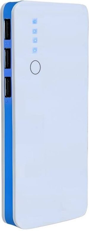 FAHIG 15000 mAh 10 W Compact Pocket Size Power Bank (Blue, Lithium-ion, NA for Earbuds, Mobile, Smartwatch, Smartband, Speaker, Tablet, Trimmer)