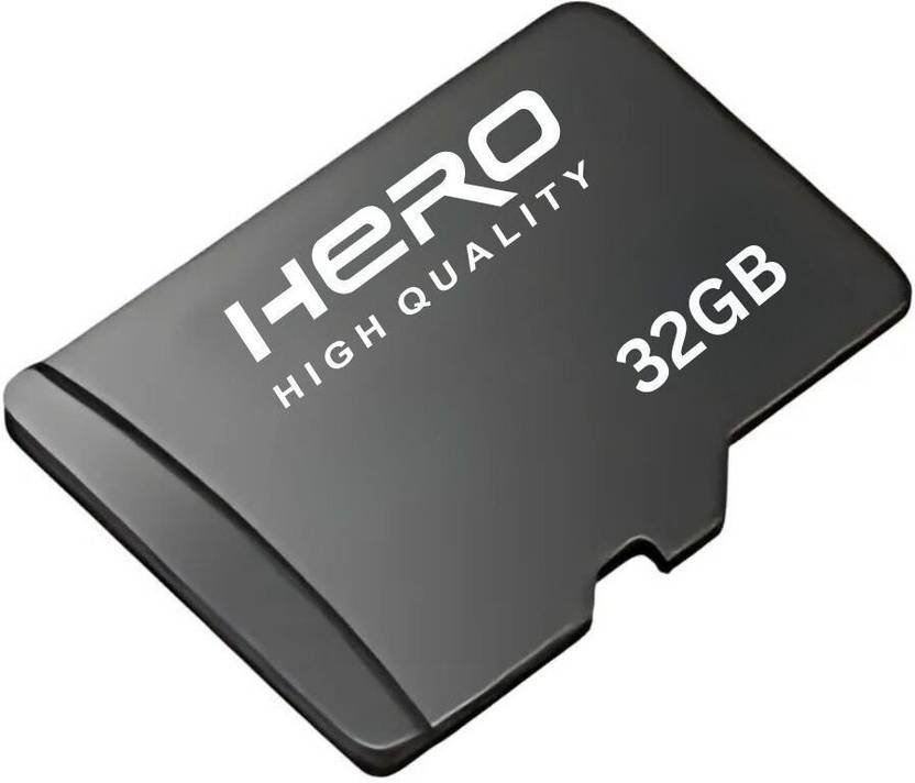 herohighquality 4 PRO 32 GB MicroSD Card Class 10 100 MB/s Memory Card Compatible with Mobile, Tablet, Gaming Console