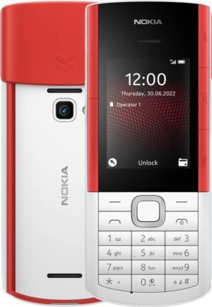 Nokia 5710 Phone with Wireless Earbuds, MP3 Player,FM Radio (48MB RAM) (White)