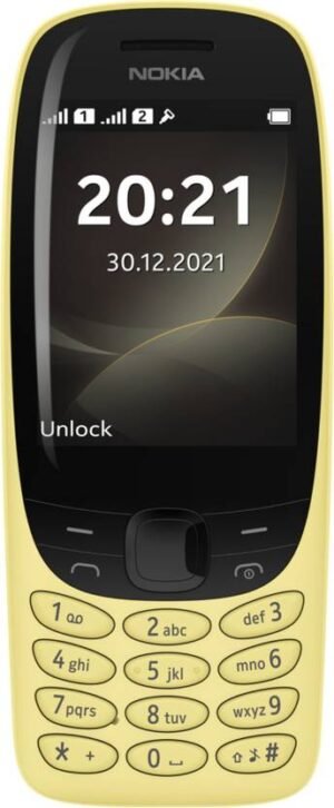 Nokia 6310 Dual SIM Feature Mobile, Wireless FM Radio and Rear Camera (Yellow)