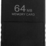 Tech Aura 64MB Memory Card for Sony PlayStation 2 (Black) Ps2 64 mb memory card for playstation 2 64 MB P2 Card Class 2 20 MB/s Memory Card Compatible with Gaming Console