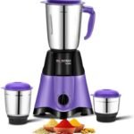 Moonstruck Juicer Mixer Grinder 750 W Juicer Mixer Grinder (750W Juicer Mixer Grinder | Powerful Motor for Grinding (Purple, 3 Jars) | 3 Jars | Purple)