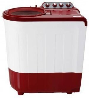 Whirlpool 8 kg 5 Star, Supersoak Technology Semi Automatic Top Load Washing Machine Red (Ace 8.0 Sup Soak (Coral Red) (5 yr))