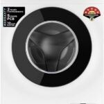 BLACK+DECKER 8 kg Fully Automatic Front Load Washing Machine with In-built Heater Black, White (BXWD01280IN)