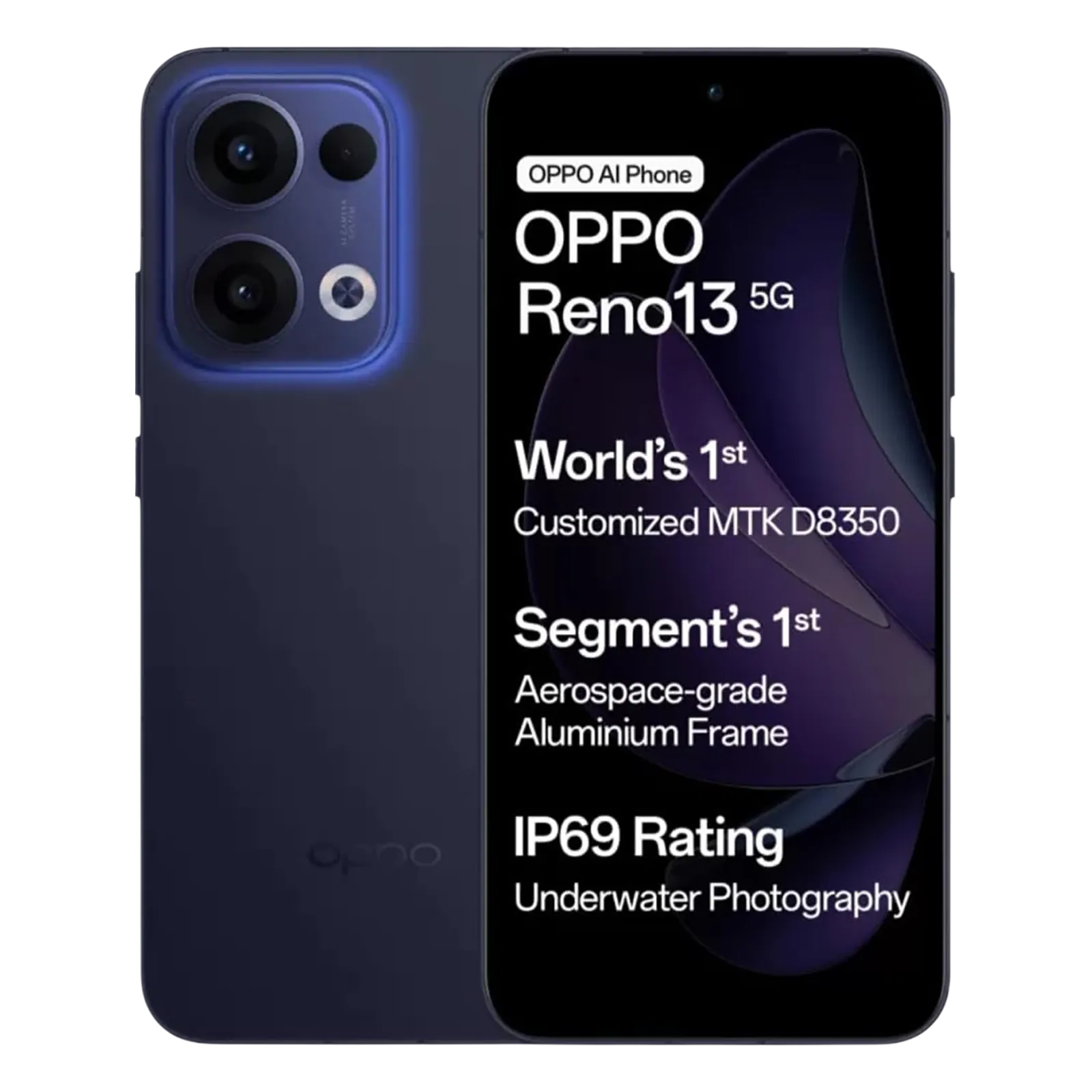 OPPO Reno13 5G (Luminous Blue, 256 GB) (8 GB RAM)