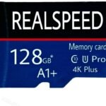 Realspeed A1, 128 HD | Upto 130 MB/s | Class 10 | U1, C10 128 GB MMC Micro Card Class 10 130 MB/s Memory Card Compatible with Computer, Mobile, Tablet