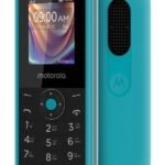 MOTOROLA A10V DS Keypad Phone with Voice Feature|800 mAh Battery|Wireless FM Recording (Teal Blue)