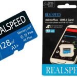 Realspeed A1HD PLUS 128 GB MMC Micro Card Class 10 130 MB/s Memory Card Compatible with Camera, Computer, Gaming Console, Mobile, Tablet
