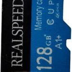 Realspeed A1Plusspeed A1 128 GB Memory Stick Class 10 130 MB/s Memory Card Compatible with Computer, Gaming Console, Gaming Console, Mobile, Tablet