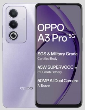 OPPO A3 Pro 5G (Moonlight Purple, 128 GB) (8 GB RAM)