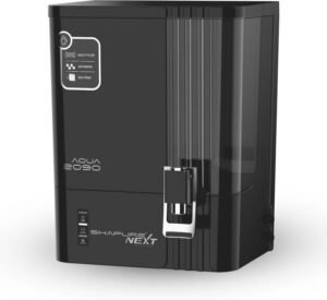 SHAPURE Aqua 2090 RO Water Purifier | Modern & Invisible Screw | 7 Stage NEXT Technology 10 L RO + UV + MTDS + Alkaline Water Purifier (MIRROR BLACK)