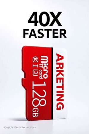 ARKETING ASDI-128 I-128 128 GB Ultra SDHC Class 10 120 MB/s Memory Card Compatible with Mobile